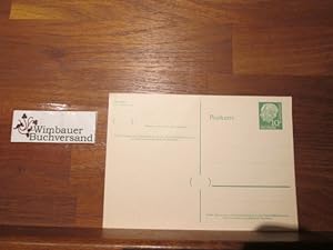 Bild des Verkufers fr Blankopostkarte 10 Pfennig Theodor Heuss zum Verkauf von Antiquariat im Kaiserviertel | Wimbauer Buchversand