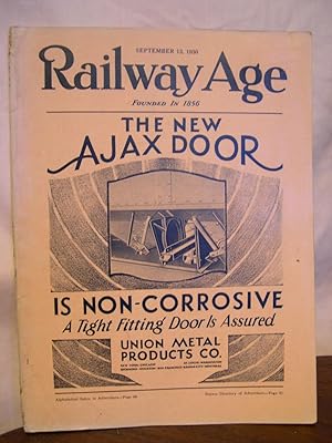 Seller image for RAILWAY AGE: VOLUME 89, NUMBER 11, SEPTEMBER 13, 1930 for sale by Robert Gavora, Fine & Rare Books, ABAA