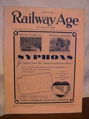 Seller image for RAILWAY AGE: VOLUME 88, NUMBER 14, APRIL 5, 1930 for sale by Robert Gavora, Fine & Rare Books, ABAA