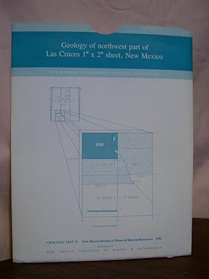 Immagine del venditore per GEOLOGY OF NORTHWEST PART OF LAS CRUCES 1*X2* SHEET, NEW MEXICO; GEOLOGIC MAP 53 SHEETS 1, 2, & 3 venduto da Robert Gavora, Fine & Rare Books, ABAA