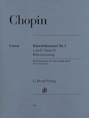 Imagen del vendedor de Chopin, Fr�d�ric - Klavierkonzert Nr. 1 e-moll op. 11 a la venta por Rheinberg-Buch Andreas Meier eK