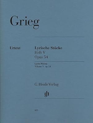 Image du vendeur pour Grieg, Edvard - Lyrische Stcke Heft V, op. 54 mis en vente par BuchWeltWeit Ludwig Meier e.K.