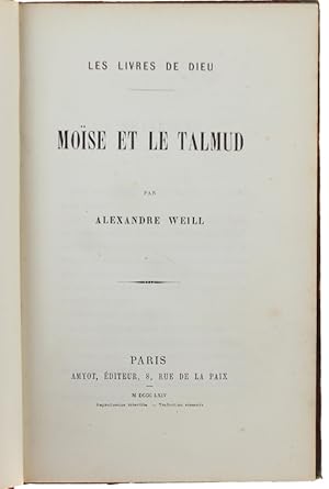 MOISE ET LE TALMUD.: