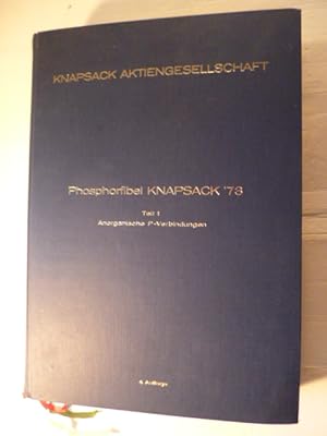 Phosphorfibel Knapsack 73 - Teil 1 Anorganische P-Verbindungen