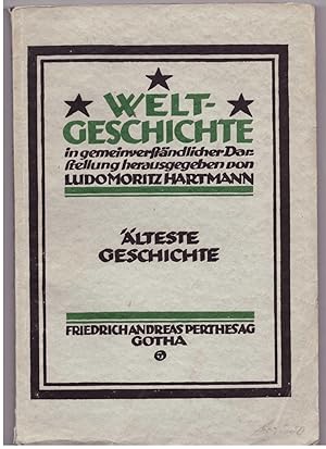Immagine del venditore per Weltgeschichte in gemeinverstndlicher Darstellung. teil: lteste Geschichte venduto da Bcherpanorama Zwickau- Planitz