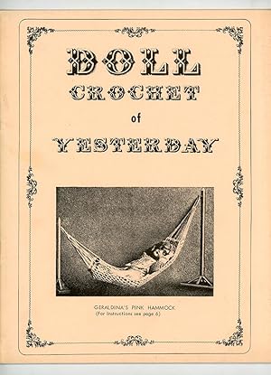 Doll Crochet of Yesterday 1859-1922