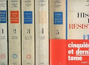 Image du vendeur pour HISTOIRE DE LA RESISTANCE EN FRANCE - 5 VOLUMES - TOMES I+II+III+IV+V /L'ARMEE DE L'OMBRE JUILLET 1941 - OCTOBRE 1942 / ET DU NORD AU MIDI NOVEMBRE 1942 - SEPTEMBRE 1943 / FORMEZ VOS BATAILLONS ! OCTOBRE 1943 - MAI 1944. mis en vente par Le-Livre