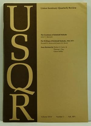 Union Seminary Quarterly Review, Volume 27, Number 1 (Fall, 1971)