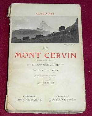 Bild des Verkufers fr LE MONT CERVIN zum Verkauf von LE BOUQUINISTE