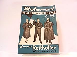 Bild des Verkufers fr Motorrad. 9. Jahrgang, Heft 20 / 394, 19.05.1956. Internationale Fachzeitschrift. Mit Themen u.a.: Rund um die Villiers - Motoren. / Ohne Blendung weiter sehen. / Kerzenwechsel so wichtig wie lwechsel. zum Verkauf von Antiquariat Ehbrecht - Preis inkl. MwSt.