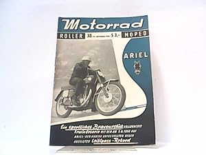 Motorrad. 9. Jahrgang, Heft 38 / 412, 22.09.1956. Internationale Fachzeitschrift. Mit Themen u.a....