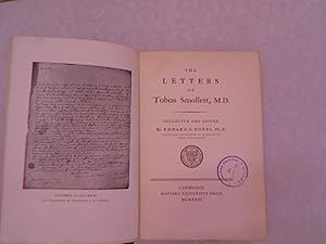 Imagen del vendedor de The Letters of Tobias Smollett, M. D. a la venta por Antiquariat Bookfarm