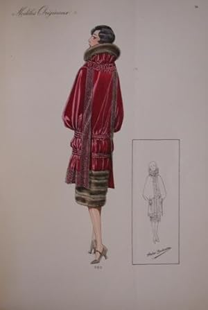 Beaux-Arts Des Modes. Modèles Originaux Hiver 1927.