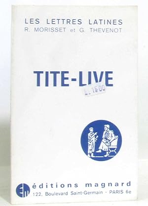 Image du vendeur pour Tite live les lettres latines mis en vente par crealivres