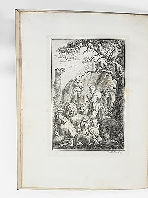 Seller image for Cent fables choisies des anciens auteurs, mises en Vers Latins par Gabriel Faerne, et traduites par Mr. Perrault, de l'Acadmie Franoise. Avec de nouvelles Figures en Taille-douce [titre en latin et en franais sur deux feuillets]. for sale by CLAVREUIL