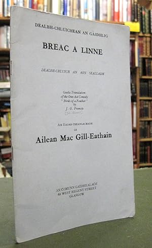 Imagen del vendedor de Breac a Linne [Birds of a Feather] a la venta por Edinburgh Books