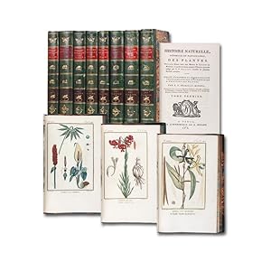 Histoire naturelle génerale et particulière des plantes. Bände 1-2 und 4-9 (von 18) in 8 Bänden.