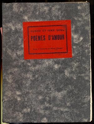 Poèmes d'amour. Avec 4 dessins de Marc Chagall [= Collection surréaliste]