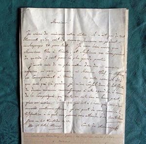 Lettre Autographe Signée du Comte de Rosenberg en 1802.