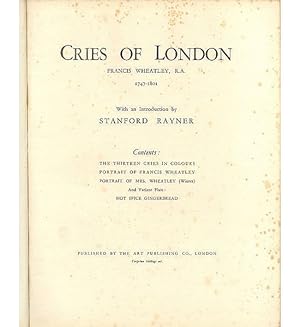 Cries of London; with an introduction by Stanford Rayner. Folio.