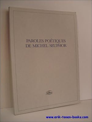 Imagen del vendedor de PAROLES POETIQUES DE MICHEL SEUPHOR. a la venta por BOOKSELLER  -  ERIK TONEN  BOOKS