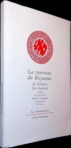 Imagen del vendedor de La couronne du Royaume a la venta por Le Chemin des philosophes