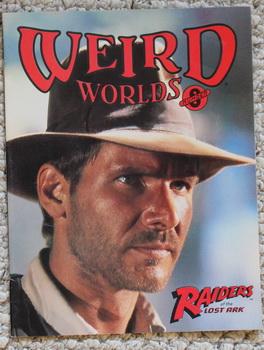 Seller image for Weird Worlds Number 8 - Photo Front Cover of Harrison Ford ; Raiders of the Lost Ark. for sale by Comic World