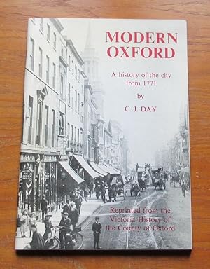 Modern Oxford: A History of the City from 1771.