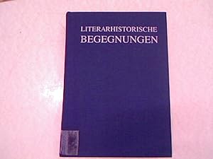 Seller image for Literarhistorische Begegnungen: Festschrift fr Bernhard Knig. for sale by Antiquariat Bookfarm