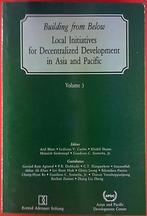 Immagine del venditore per Building from Below. Local Initiatives for Decentralized Development in Asia and Pacific, Volume 3 venduto da biblion2