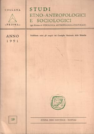 Studi etno-antropologici e sociologici n° 19