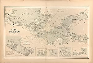 Bild des Verkufers fr Chart of the Baltic from Admiralty & Russian Surveys zum Verkauf von Argosy Book Store, ABAA, ILAB