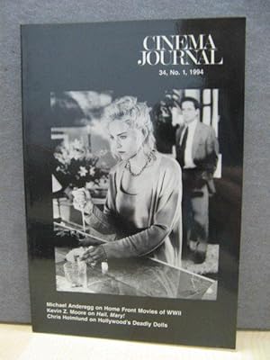 Bild des Verkufers fr Cinema Journal 34, No. 1, Fall 1994 zum Verkauf von PsychoBabel & Skoob Books