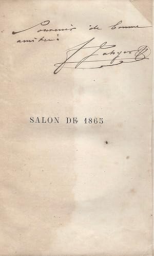 Étude sur les beaux-arts. Salon de 1865