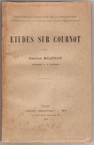 Études sur Cournot.