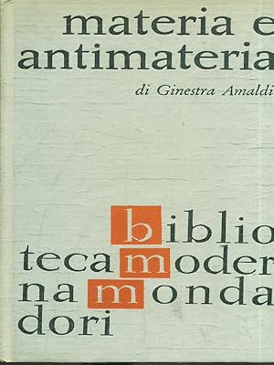 Imagen del vendedor de Materia e antimateria a la venta por Librodifaccia