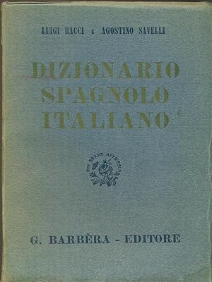 Bild des Verkufers fr Dizionario spagnolo italiano zum Verkauf von Librodifaccia