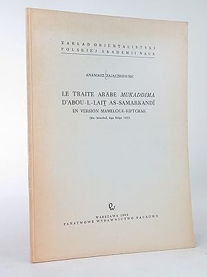Le traité arabe "Mukaddima" d'Abou-l-Lait as-Samarkandi en version mamelouk-Kiptchak. (Ms. Istanb...