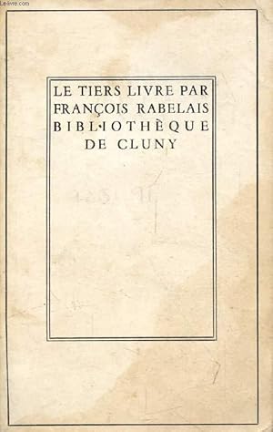 Bild des Verkufers fr LE TIERS LIVRE zum Verkauf von Le-Livre