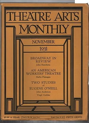 Seller image for Theatre Arts Monthly. Volume XV Number 11. November, 1931. for sale by Recycled Books & Music