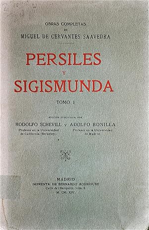 Persiles y Sigismunda Tomo I y II