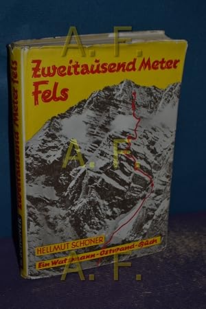 Bild des Verkufers fr Zweitausend Meter Fels : Ein Watzmann-Ostwand-Buch. zum Verkauf von Antiquarische Fundgrube e.U.