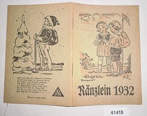 Ränzlein - Ein fröhliches Jahrbüchlein für kleine Wandersleute