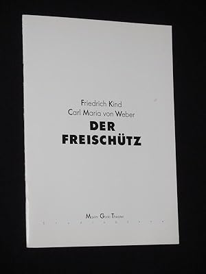 Imagen del vendedor de Programmheft Maxim Gorki Theater 1994/ 95. DER FREISCHTZ von Kind, Weber (Musik). Regie: Thomas Kirchner, Bhne/ Kostme: nn Schwerdtle, musikal. Ltg.: Ute Falkenau. Mit Dieter Wien, Reinhard Michalke, Brigitte Hube-Hosfeld, Alina Lieske, Ulrich Mller, Wolfgang Hosfeld, Erika Kllinger a la venta por Fast alles Theater! Antiquariat fr die darstellenden Knste