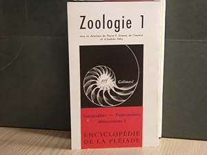 Bild des Verkufers fr ZOOLOGIE. Tome I. Encyclopdie de la Pliade. zum Verkauf von Tir  Part