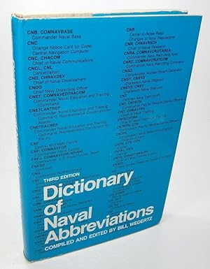 Bild des Verkufers fr Dictionary of Naval Abbreviations. Compiled and edited by Bill Wedertz. zum Verkauf von Brbel Hoffmann