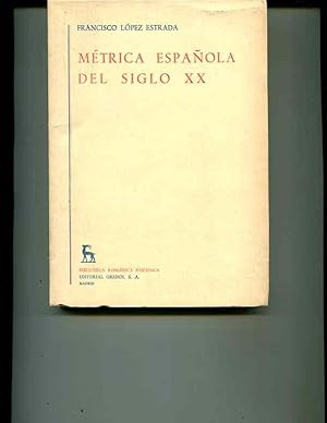 Immagine del venditore per M trica Española del Siglo XX (Spanish language edition) venduto da Orca Knowledge Systems, Inc.
