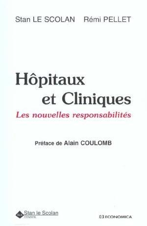 Image du vendeur pour Hpitaux et cliniques mis en vente par Chapitre.com : livres et presse ancienne