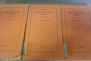Seller image for Pietro Metastasio. Teatro. Vol. I - III. (3 Bnde, komplett!). for sale by Antiquariat Bookfarm