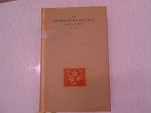 Bild des Verkufers fr Prose. Letteratura italiana, Storia e testi, volume 7. zum Verkauf von Antiquariat Bookfarm